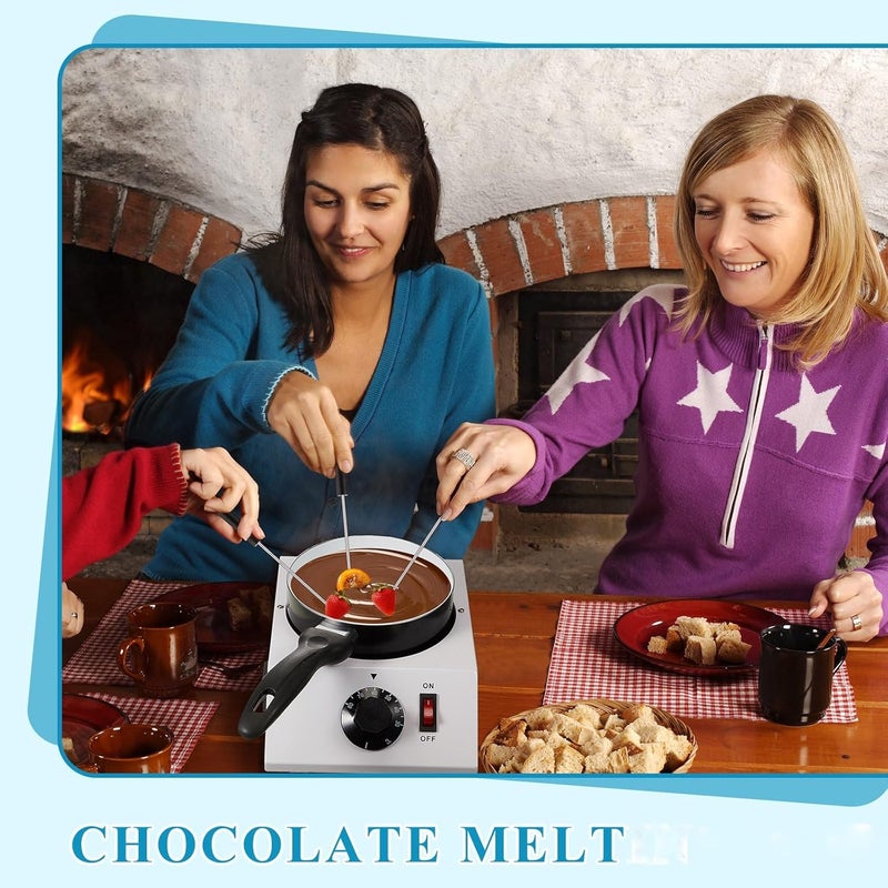 ROCEEI 1 Set Chocolate Boiler Electric Heating Chocolate Melting Tempering Machine with 1 Silicone Spatula Boiler for Melting for Candy(Single Pot) - Image 3